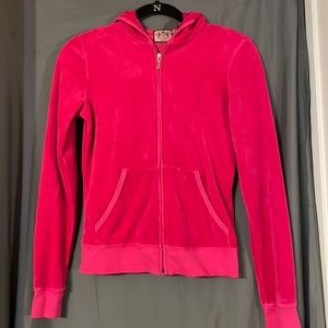 Pink Juicy Zipper Hoodie M